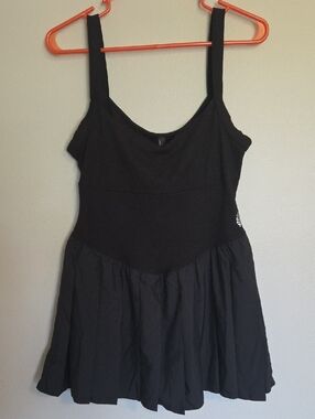 Free People FP Moverment Swing Of Things Black Tennis Dress